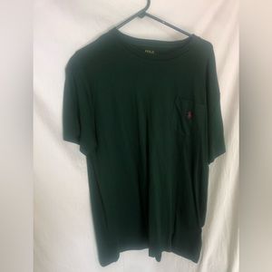 Dark green polo shirt large